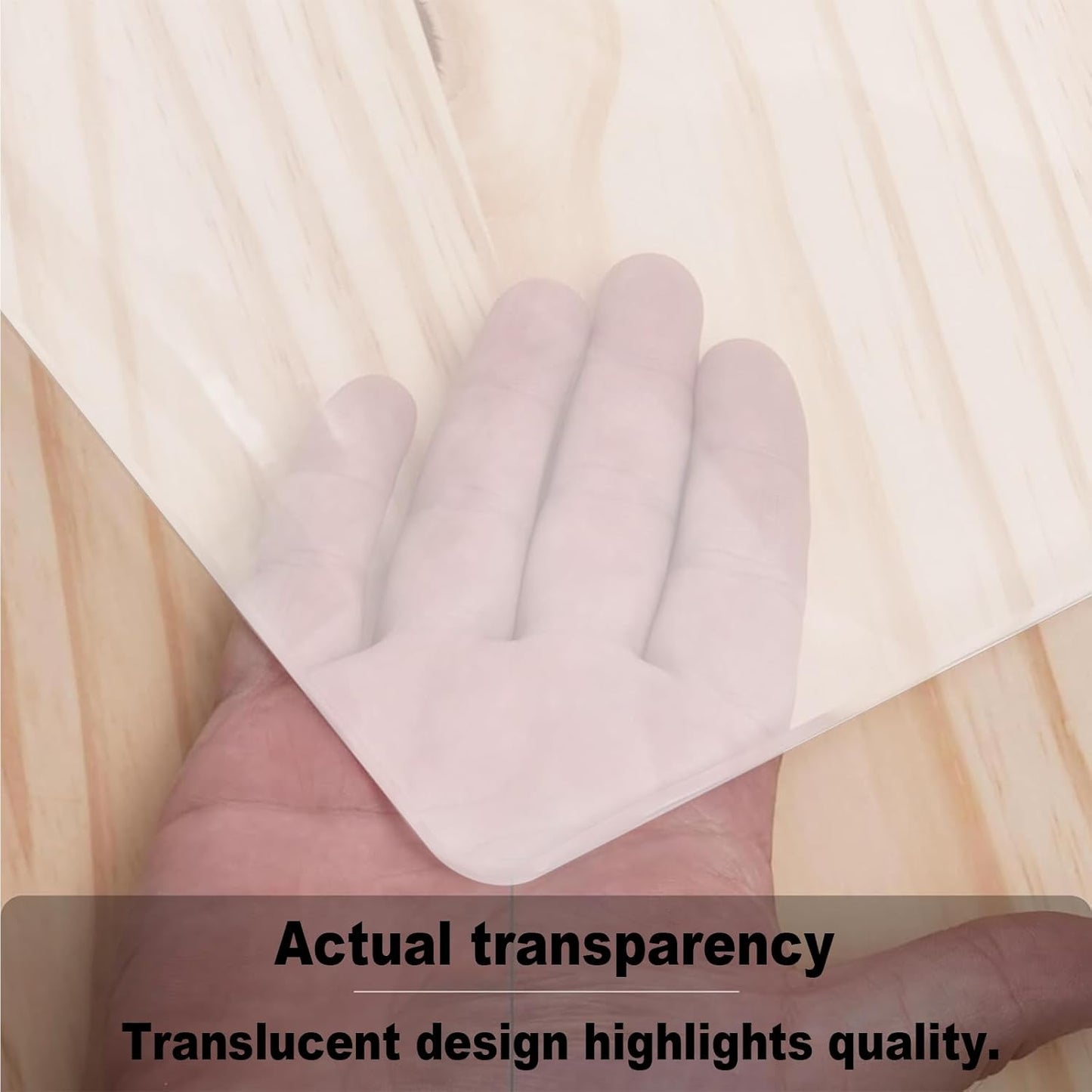 48” x 24”Silicone mat, Large Silicone Heat-Resistant mat, Kitchen countertop Non-Slip mat, Craft Table placemat.(Translucent)