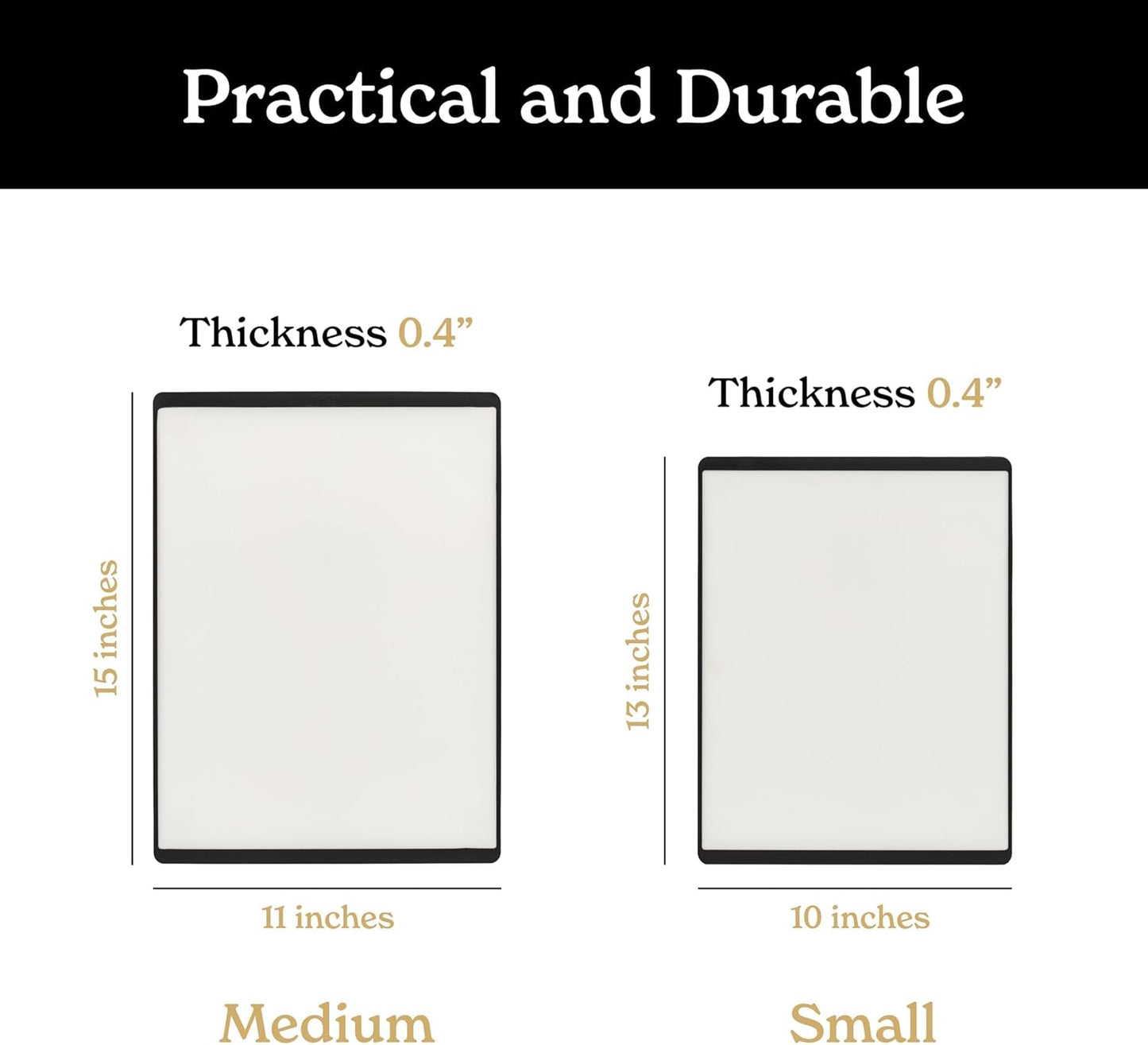 SMIRLY Plastic Cutting Board Set, Dishwasher Safe Plastic Cutting Boards Set for Kitchen, Cutting Boards for Kitchen - Plastic Chopping Board Set