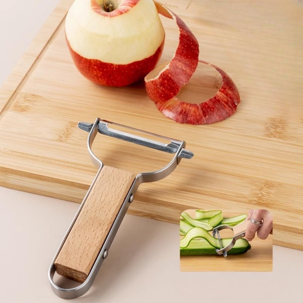 Vegetable Peeler for Kitchen, 304 stainless steel blade sharp, smooth peeling, good results