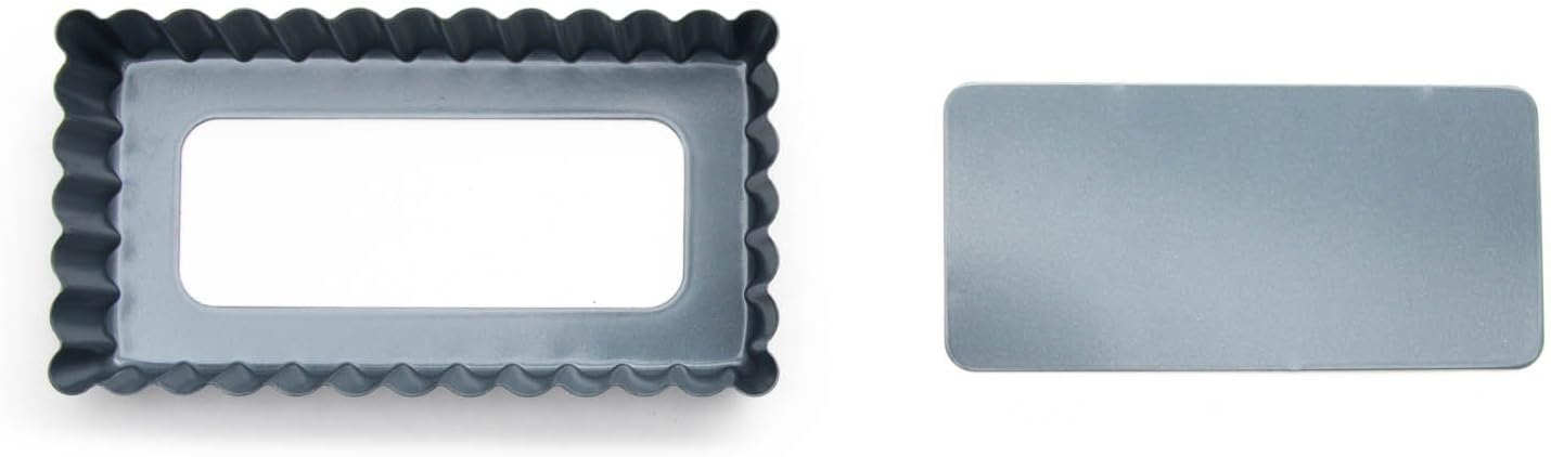 Fox Run Non-Stick Tart Pan, 4.5 x 2.25 x 0.75 inches, Metallic