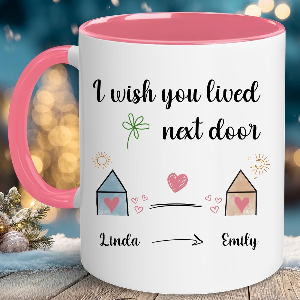 Personalized Friend Cup - Christmas, Birthday Best Friend, Bestie, Sister, BFF Mug - Friendship Gift For Women, Long Distance Gifts - Valentine Birthday Present For Her, Soul Sister