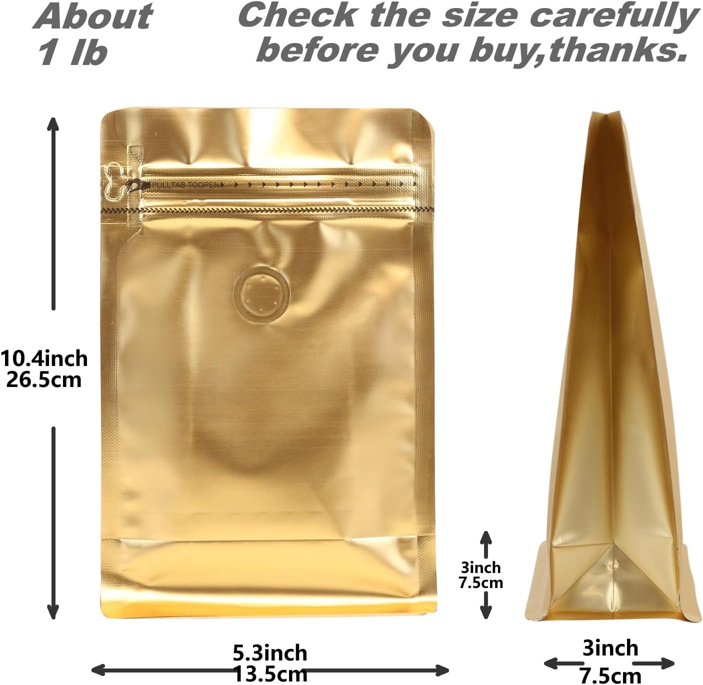 150 Pack High Barrier Stand-Up Coffee Bean Bags with Vented Valve, Matte Metallic Ziplock, Heat-Sealable and Resealable Solid Color Pouches for Food Storage, Home and Store