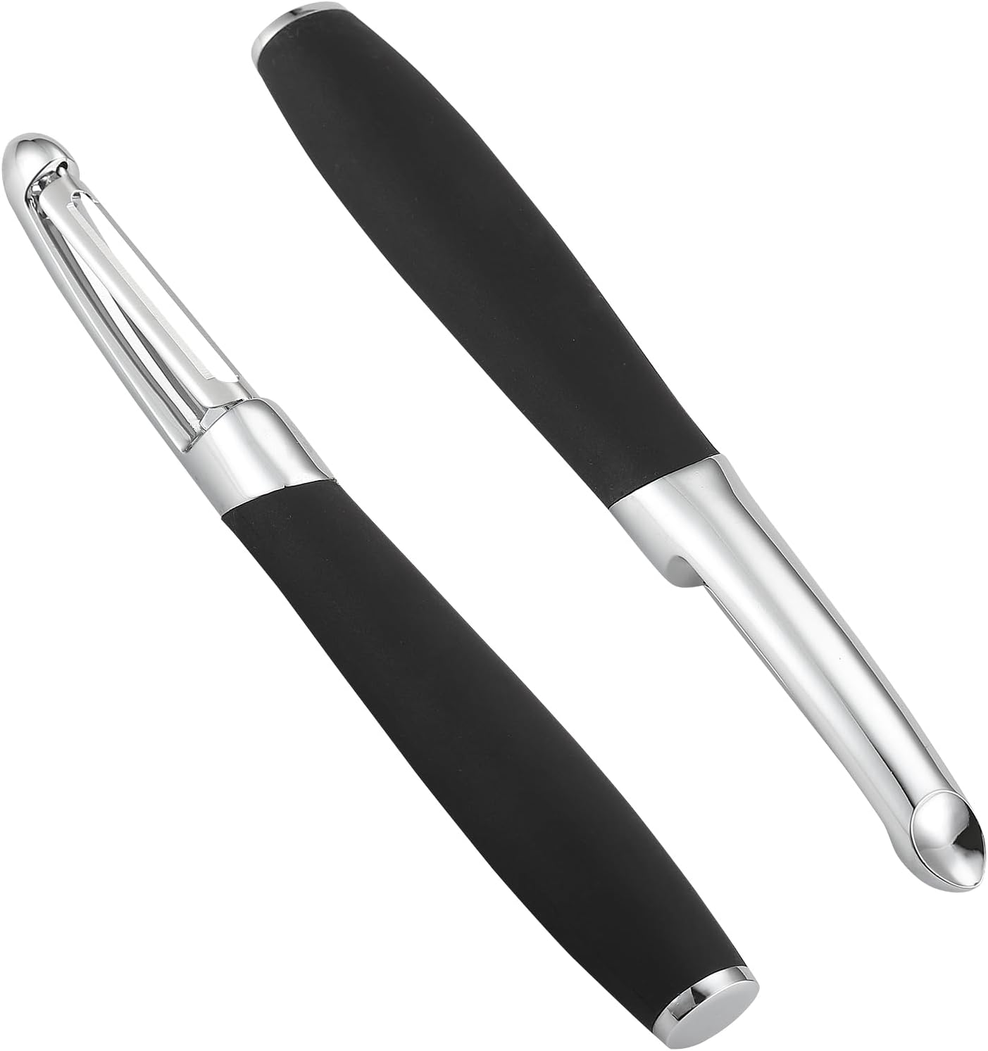 Premium Stainless Steel Swivel Vegetable and Fruit Peeler, Ergonomic Non Slip Handle