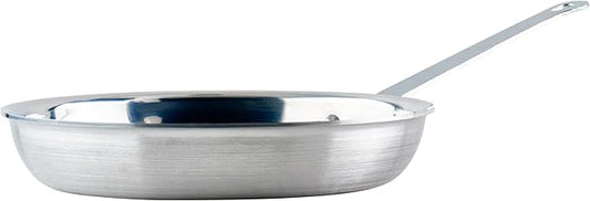 Winco Commercial-Grade Aluminium Fry Pan/Skillet, Mirror Finish, 10"
