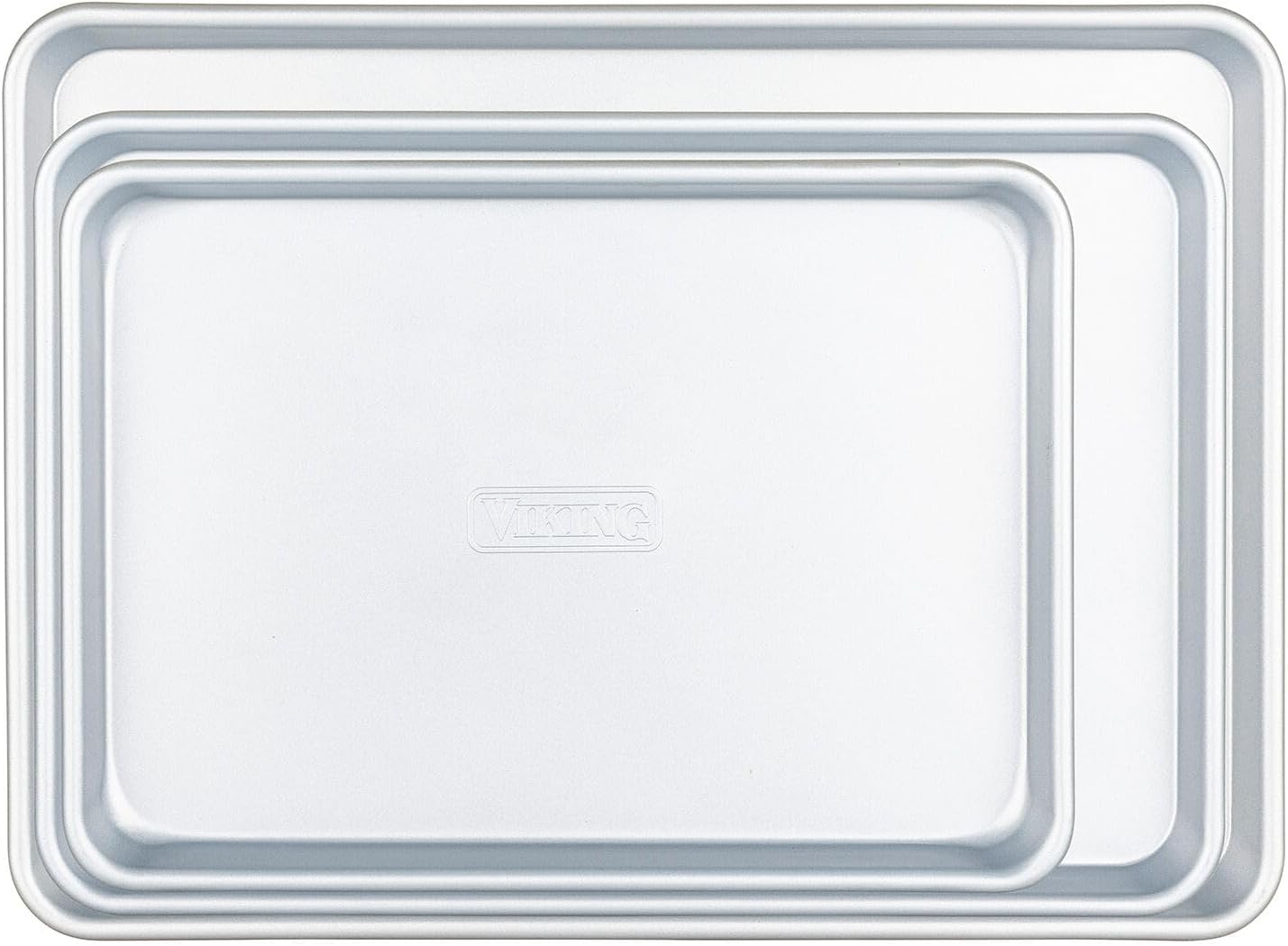 Viking 3-Piece Nonstick Baking Sheet Set, Silver