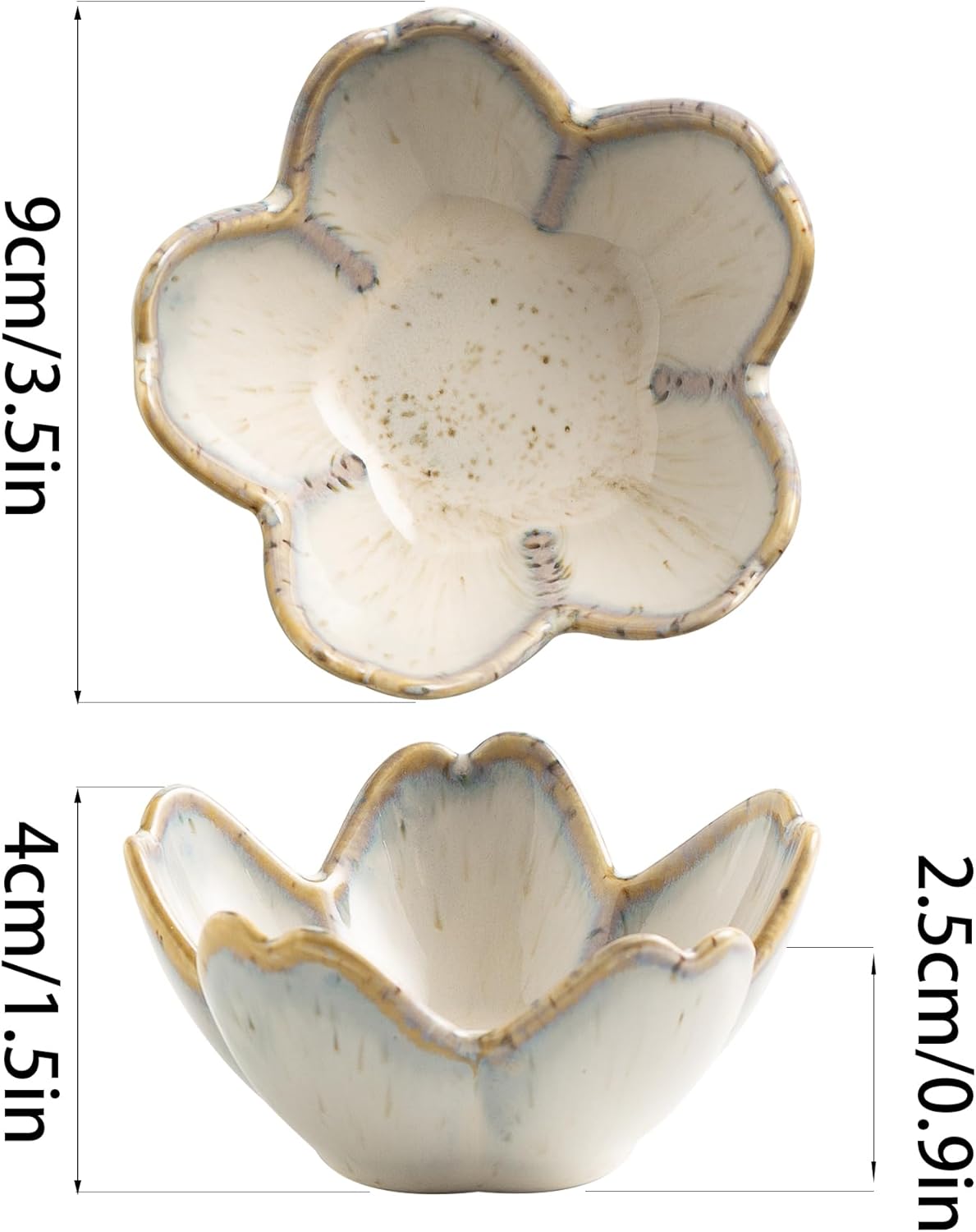 Flower Ring Holder Dish, Ceramic Jewelry Tray Dish, Small Trinket Dish, Jewelry Plate Bowl, Cute Jewlery Ring Holder Dish, Aesthetic Room Decor, Christmas Birthday Gifts for Women, 1 pack (grey)