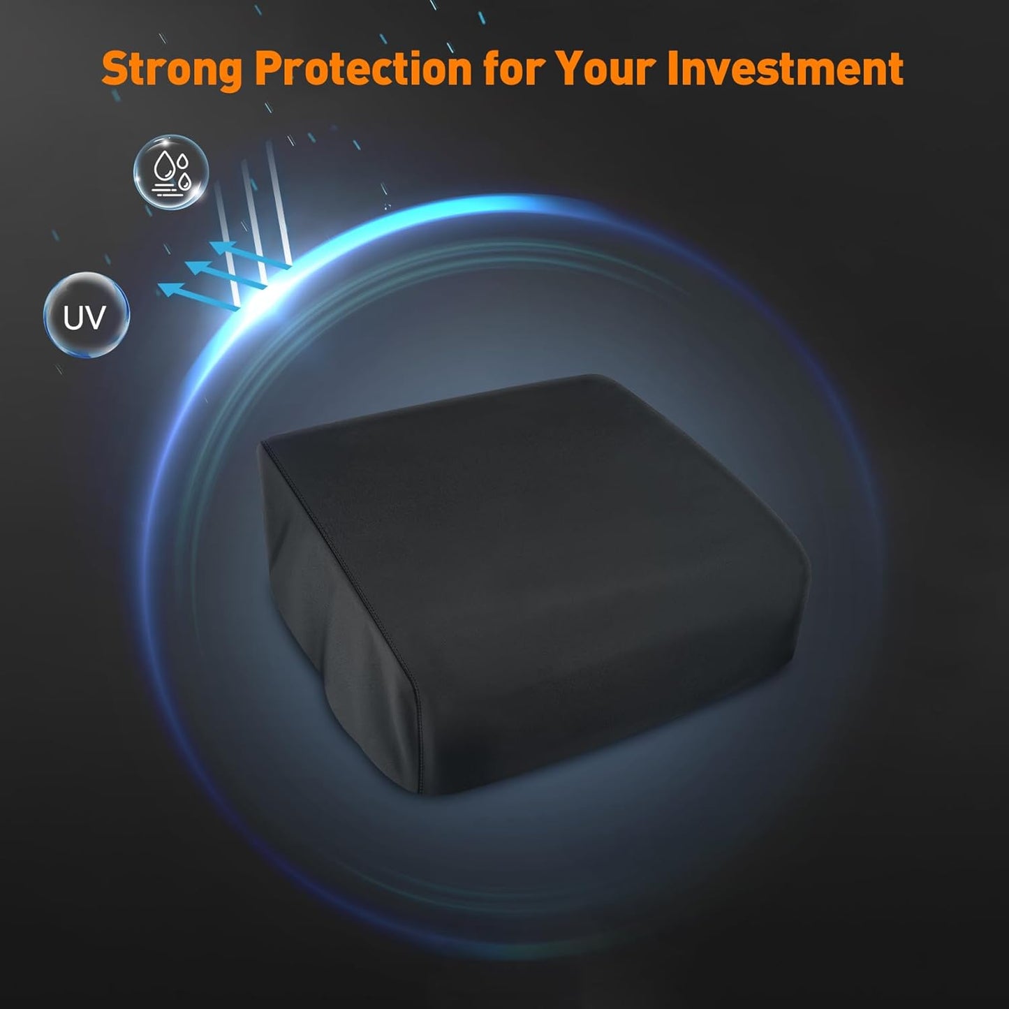 Heavy Duty Grill Griddle Cover Water Proof 600D Polyester Table Top Griddle Cover Compatible with 17 inch Blackstone 1971 Griddle Without Griddle Hood