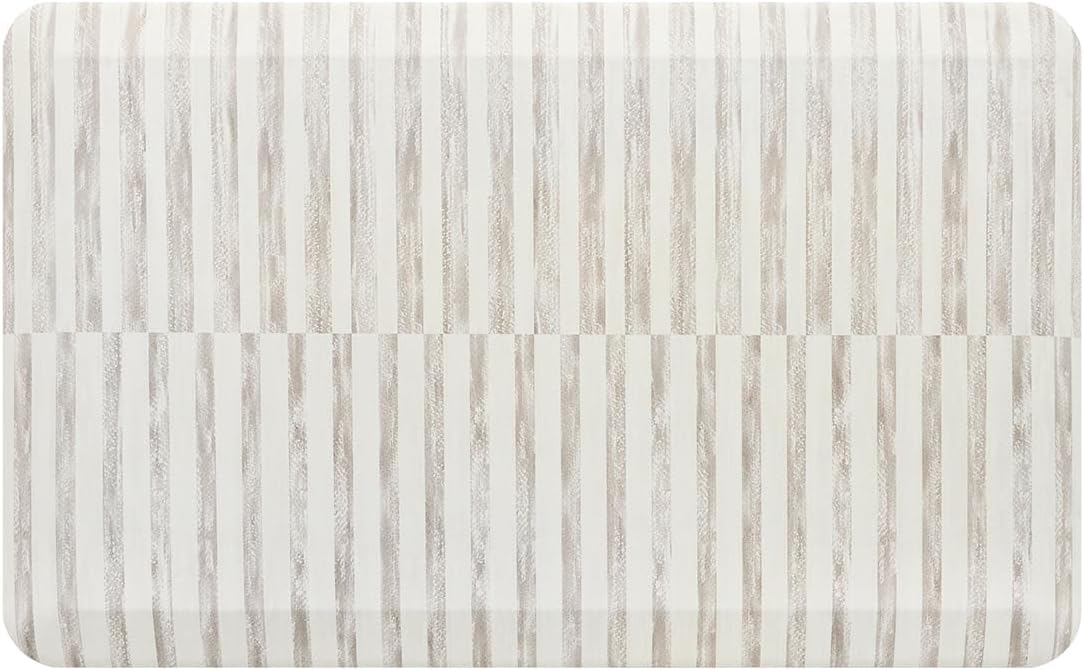 House of Noa Nama Standing Mat – Anti-Fatigue Cushioned Kitchen Mats for Floor | Ergonomic Bounce-Back Foam Kitchen Mats | Anti-Fatigue Mats for Kitchen & Standing |Reese Bark | 22" x 36"