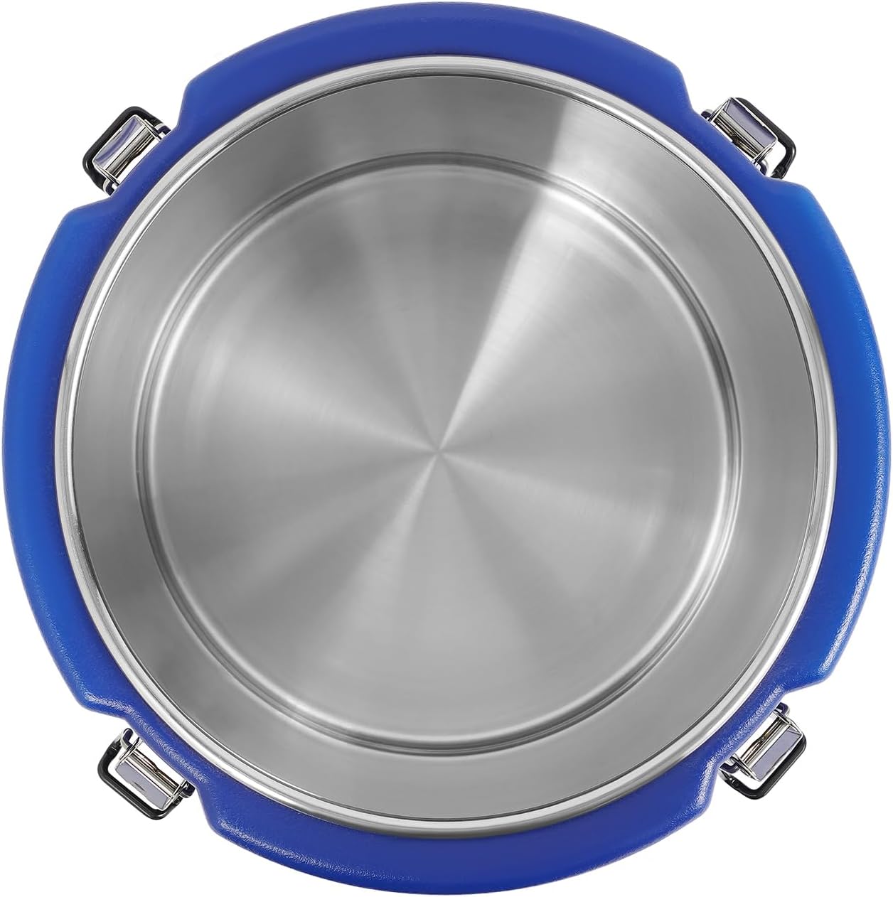 DYNAMI Large Insulated Food Container, 5.3 Gallon Portable Commercial Food Warmer Insulated Soup Container Cold Hot Box for Catering,Stainless Steel Inner Liner, Sealed and Leak-proof (Blue, 5.3 Gal)