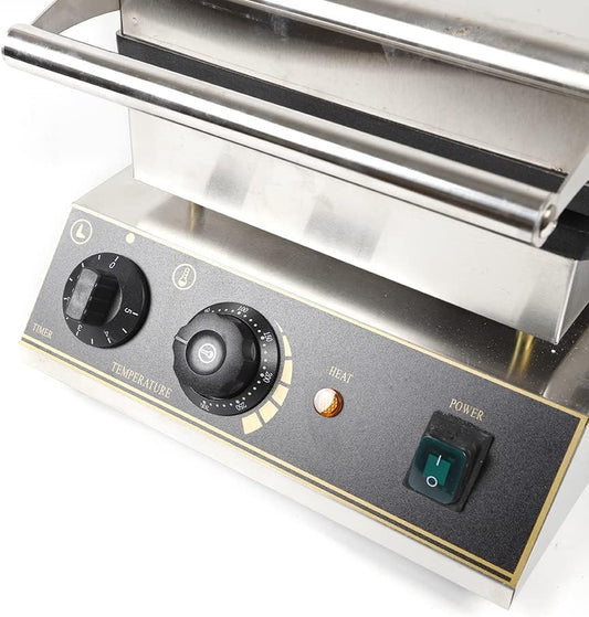 4pcs Commercial Waffle Maker 1750W Stainless Steel Nonstick Muffin Make Baker Machine 110V Round Muffin maker, Electric Steel Waffle Maker Machine W/Temperature&Time Control (4PCS)