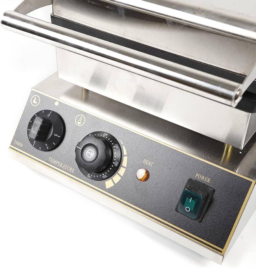 16 Grids Commercial Electric Waffle Maker 1750W,Non-stick Waffle Machine 50300℃ Temp,Stainless Steel Mini Round Waffle Maker Machine for Restaurant,110V (13Inch)