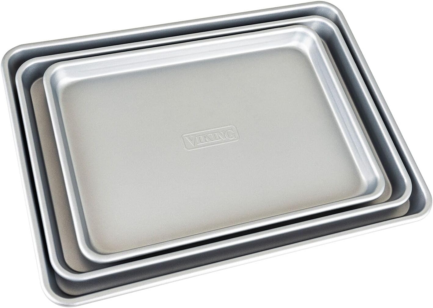 Viking 3-Piece Nonstick Baking Sheet Set, Silver