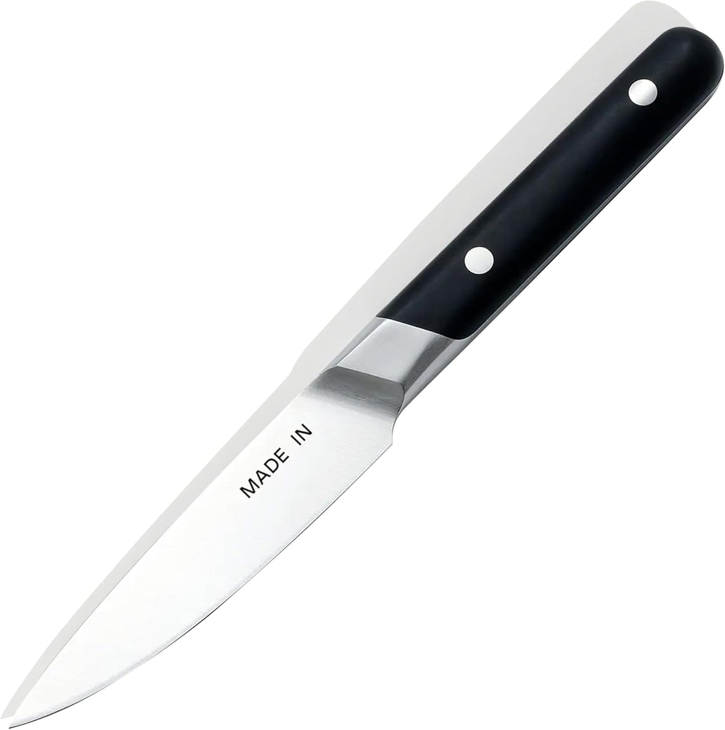 Made In Cookware - 4" Paring Knife France - Full Tang With Truffle Black Handle