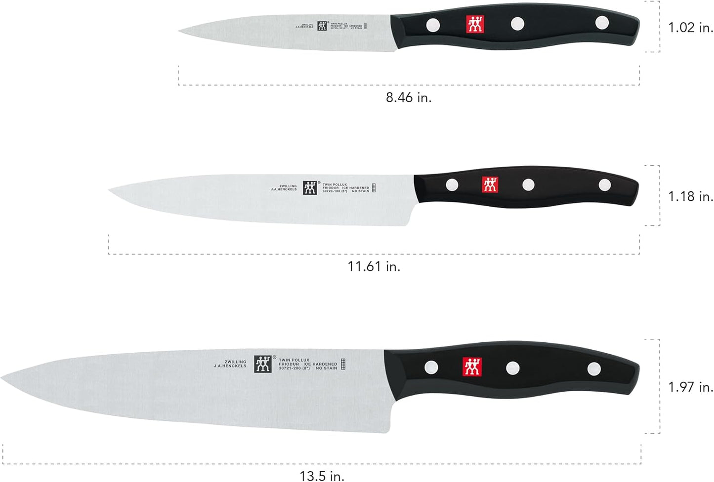 ZWILLING Twin Signature 3-pc Starter Knife Set