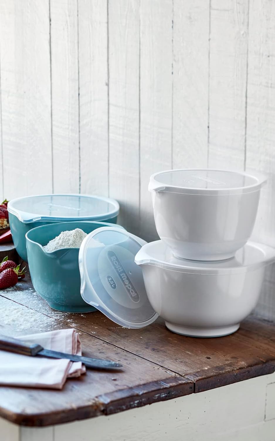 Rosti Precision Craft Mixing Bowl Set 2 Pcs Elevate Your Culinary Experience Stylish Nesting Bowls for Effortless Cooking and Baking