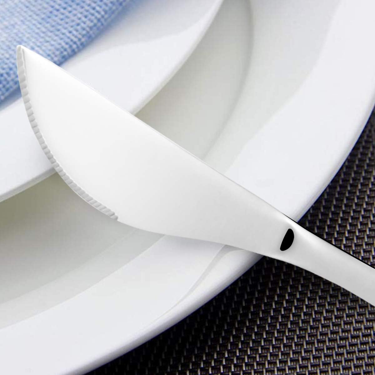 20 Pcs Silverware Set HARBORII Flatware Set Stainless Steel Utensils Set Mirror Polished Cutlery Set Including Forks Knife Spoons Dishwasher Safe