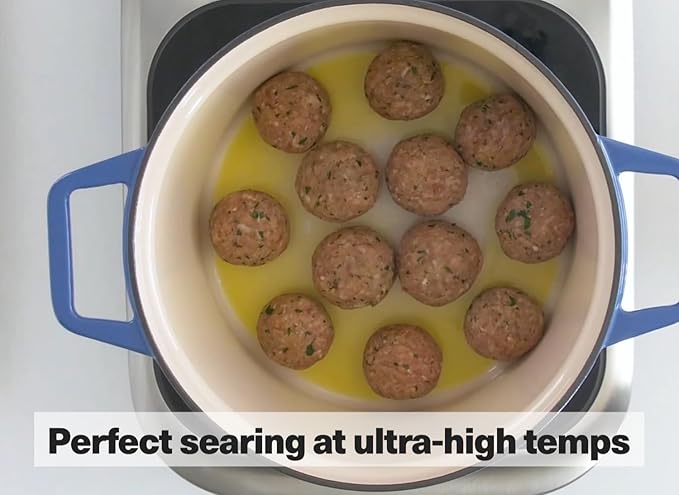 Misen 5.5 QT Enameled Cast Iron Dutch Oven - Chip-Resistant Enamel Coating - Thick Iron Core For Heat Retention - Large Cooking Surface - Oven Safe, Induction Compatible - Grill and Silicone Lid, Green