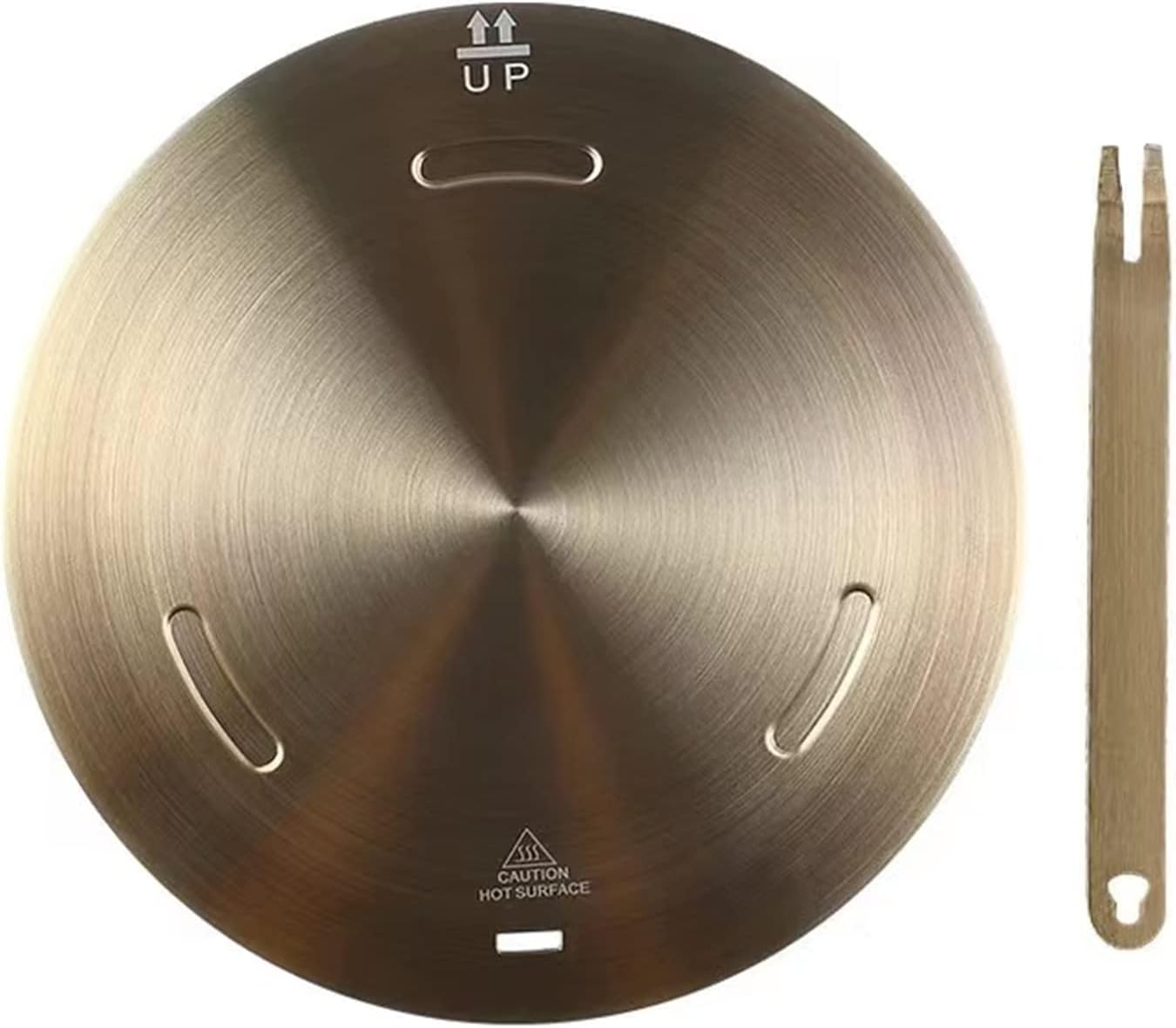 11inch Induction Adapter Plate, Heat Diffuser for Gas Stove Glass Cooktop Induction Adapter Plate with Removable Handle, Stovetop Adapter Plate Converter Disk