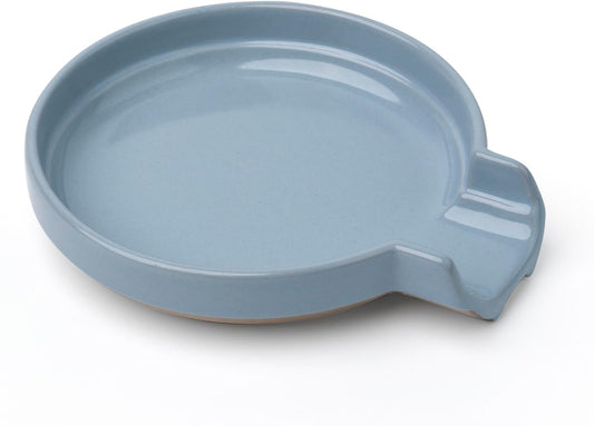 Oscar Ceramic Spoon Rest Minimalist Drip-Free – Heat-Resistant Utensil Holder for Stove, Countertop, or Coffee Bar – Glazed Stoneware Kitchen Spoon Tray – Dishwasher Safe