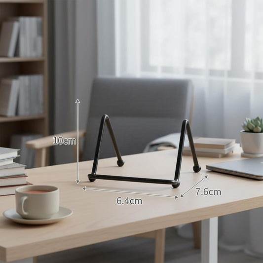 4 Pack Easel Stand, Multi - Purpose Holders for Picture Frames, Plate Display & Bookshelf Decor, Great for Photo Frames & Cookbook Stands