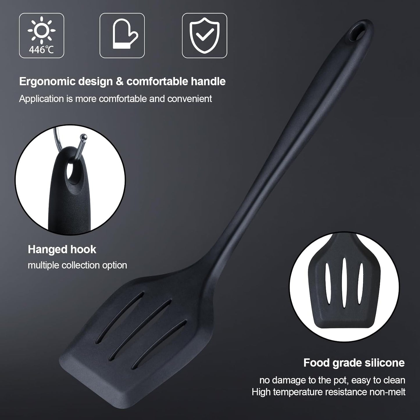 RAXCO Kitchen Utensils Set,18-Piece Cooking Tools and Sharp Knives,Stainless Steel Holder and Cutting Board