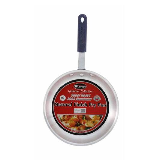 Winware 10 Inch Aluminum Fry Pan with Silicone Sleeve