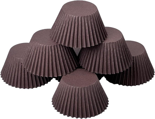 qiqee 300 Count Jumbo Cupcake Liners Coffee Muffin Liners Food Grade Jumbo Size Baking Cups Paper No Smells（Large Size）