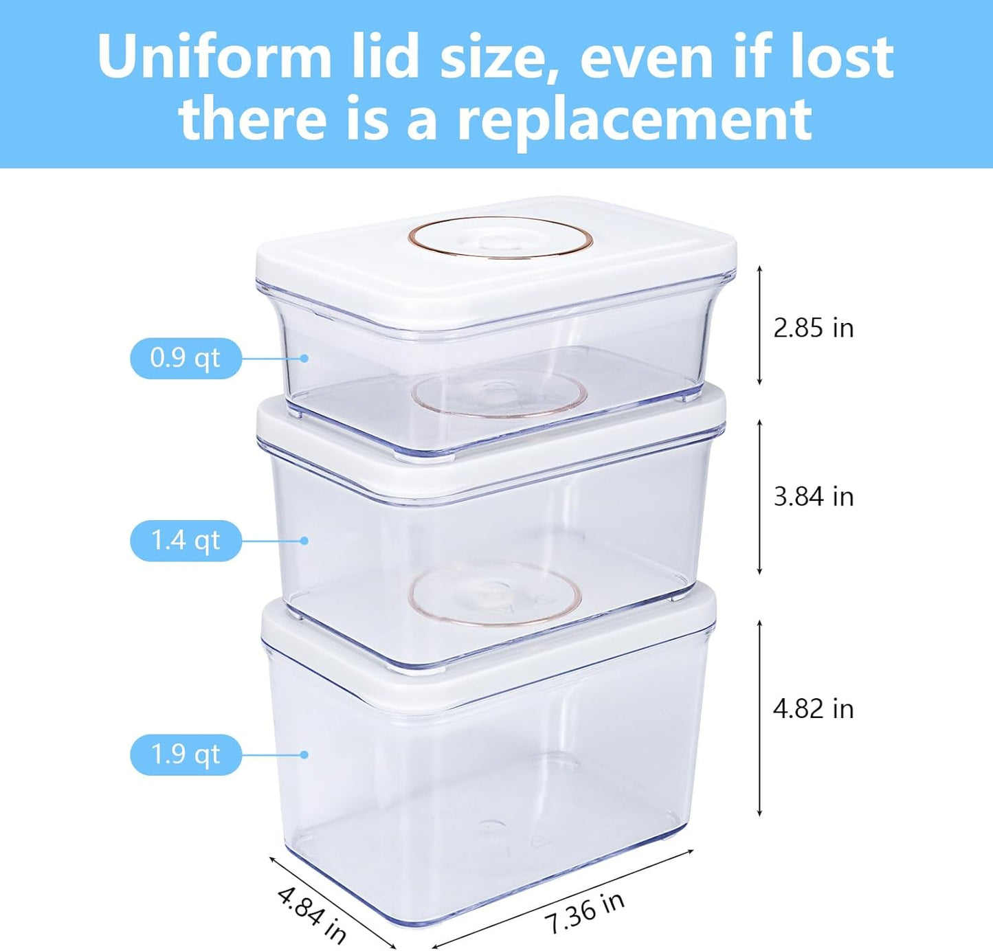 Vacuum Sealer, Vacuum Sealer for Food Compact Handheld Vac Seal Machine, Seal Meal Saver Portable Food Sealer (Vacuum Sealer Machine + 3 Food Storage Containers + 20 Reusable Bags)