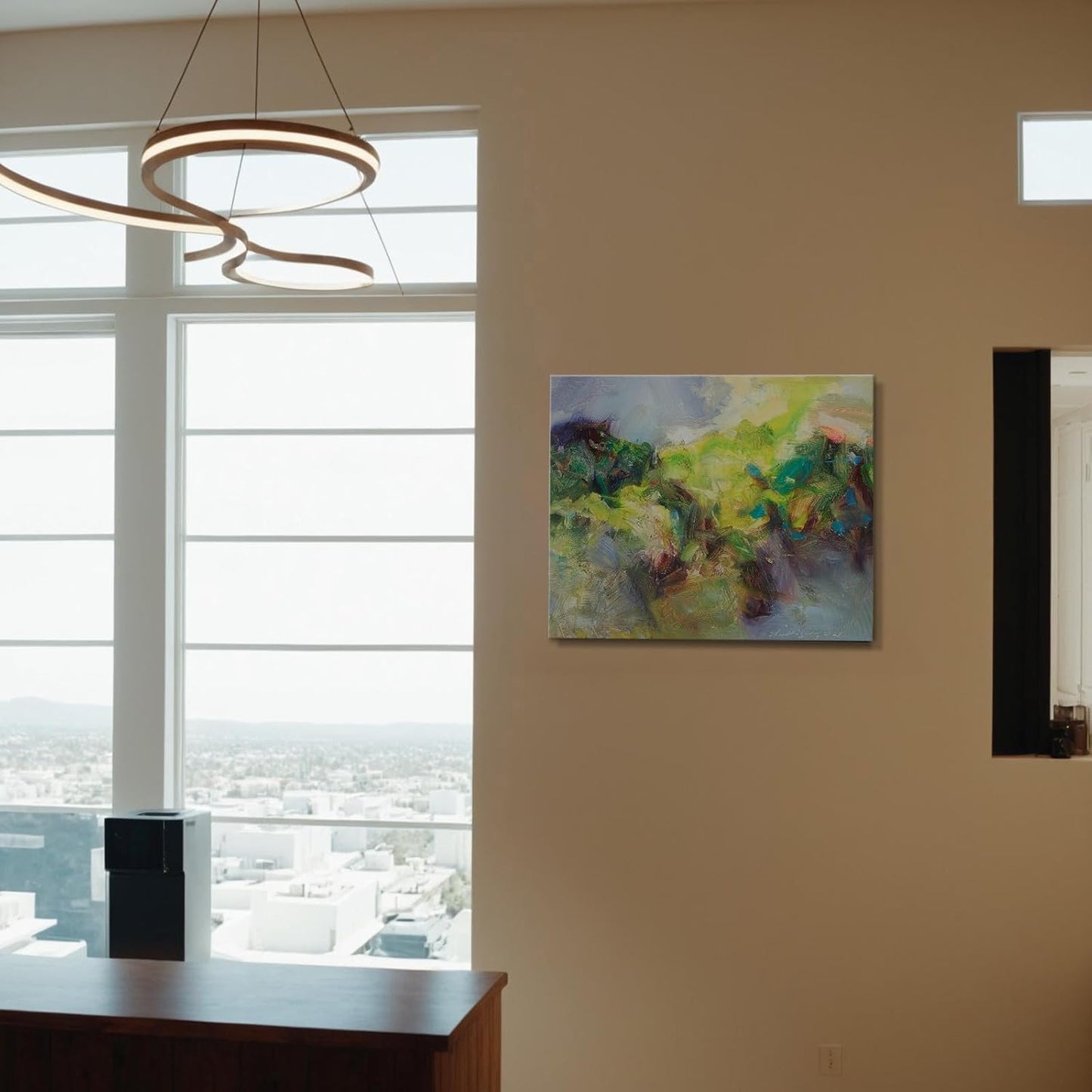 Gloliv Canvas Wall Art – Abstract Wall Decor Painting, Artist-Authorized Reproduction Canvas Prints, Modern Wall Art Decor for Living Room, Bedroom, or Office 16"x12"