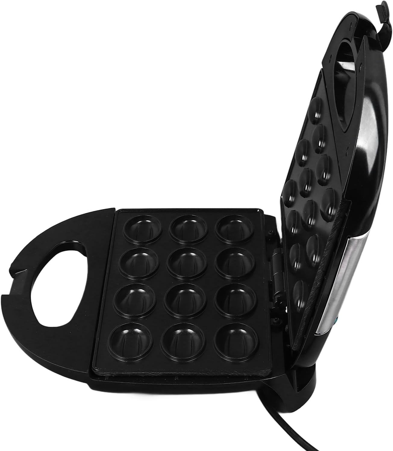 Walnut Cookie Maker, 750W 12pcs Non Stick Cookies Pastry Electric Walnut Cake Maker, Mini Nut Waffle Bread Machine Iron Toaster Baking Breakfast Pan Oven for Cooking