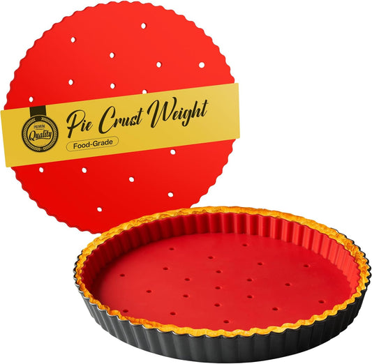 Pie Weights for Blind Baking 9" Tart Pan,Silicone Pie Weight for Baking Crust,Reusable Pies Crust Weights – for Pies/Tart/Quich– Food-Safe,Dishwasher Safe – Designed Exclusively for 9 in. Tart Pan