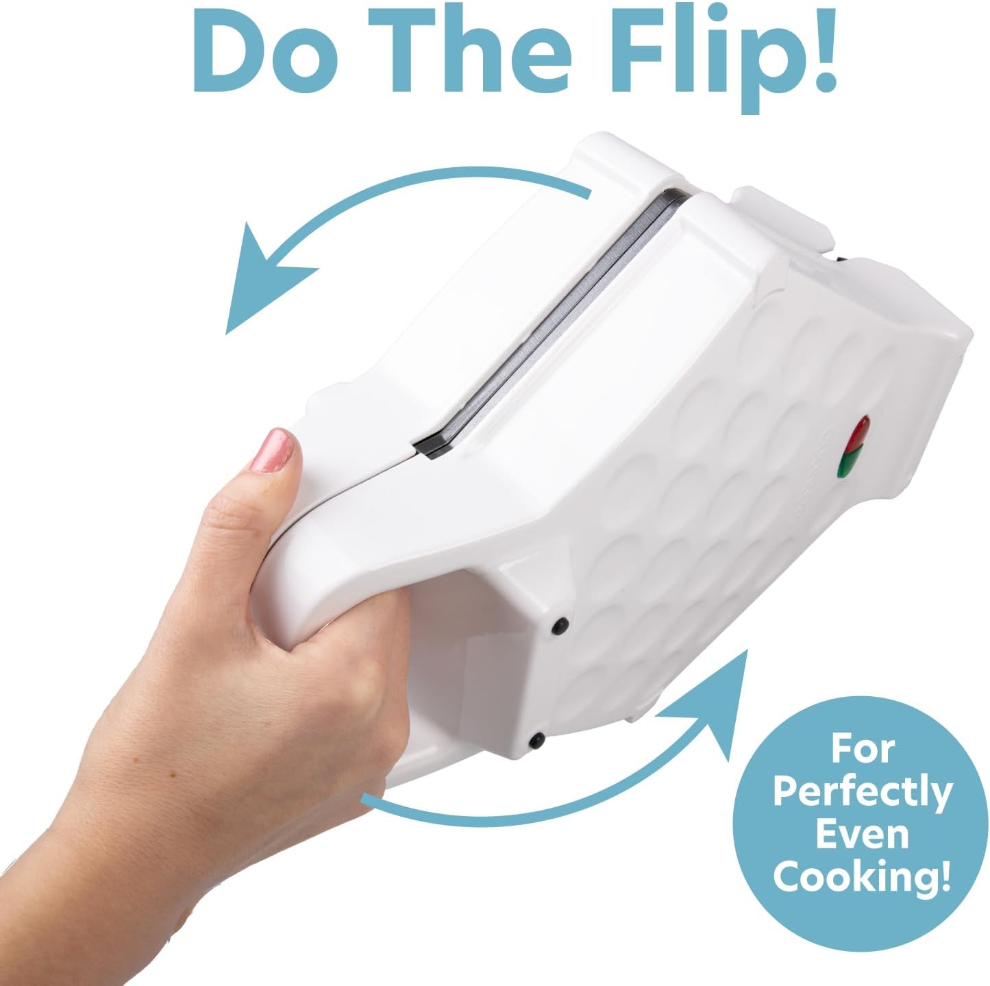 Bubble Waffle Maker- Electric Nonstick Hong Kong Egg Waffler Iron Griddle w Ready Indicator Light- Ready in under 5 Mins w Recipe Guide- Homemade DIY Ice Cream Cones- Special Breakfast, Dessert Gift