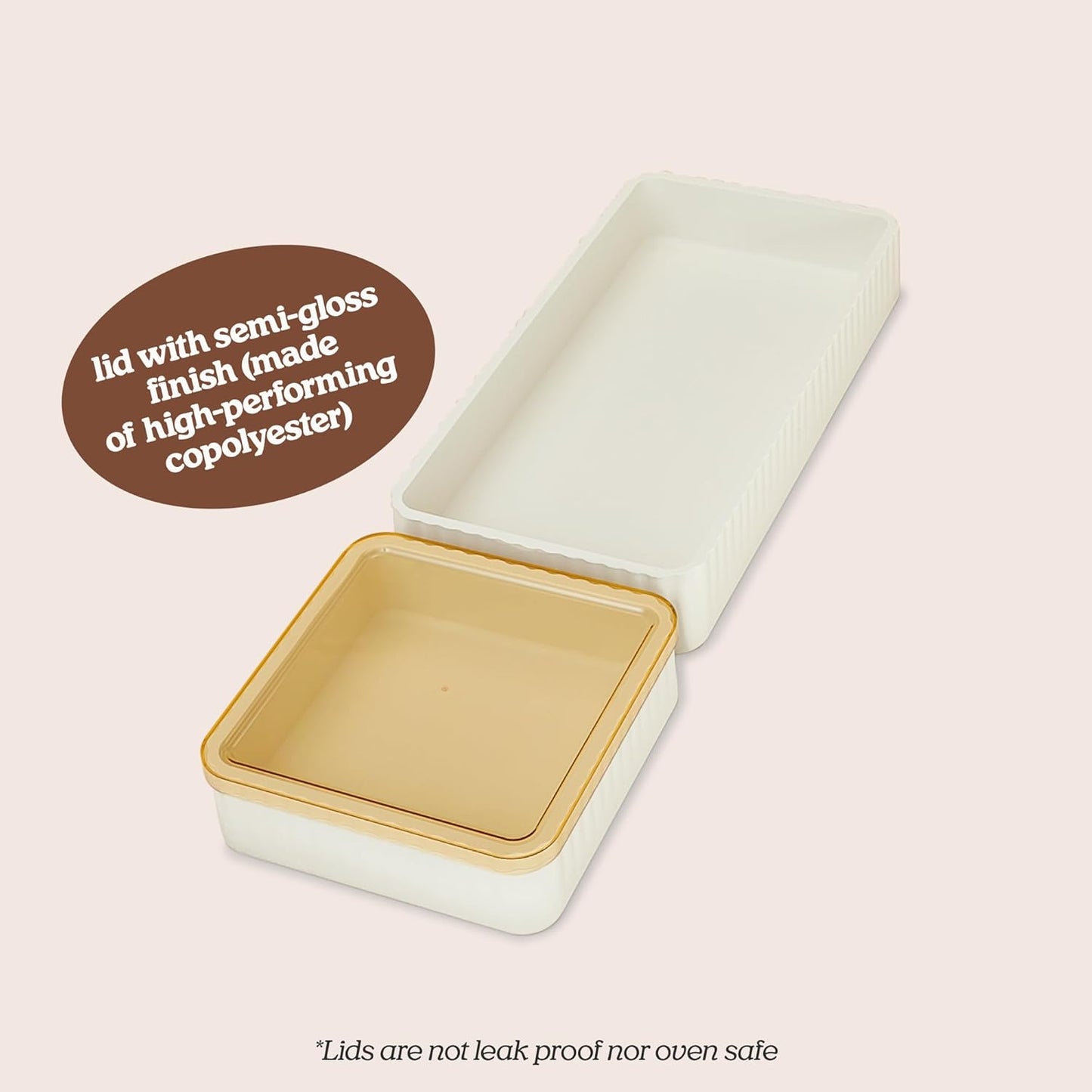 Cravings by Chrissy Teigen Nonstick Bakeware Set with 2 Silicone Trays and 2 Lids, Silicone Baking Sheet Pan, Baking Pan Dividers, Safe to use and Easy to Clean, Oven safe up to 450 °F