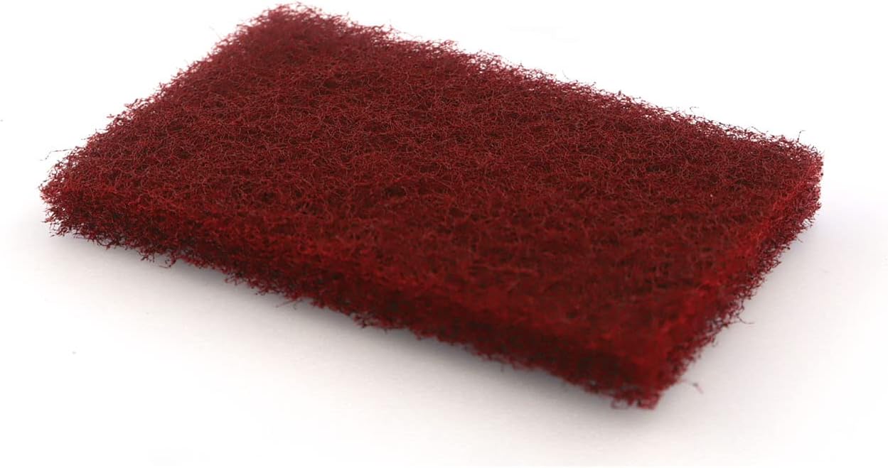 Heavy Duty Scour Pads, Non-Scratch Scrub Sponges, ULIFESTAR 5PCS Dish Scrubber Scouring Pads, Dual-Sided Reusable Household Scrub Pads for Dishes,Dish Cleaning Tool,Kitchen Scrubbers & Metal Grills