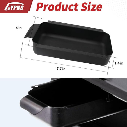 G416-0015-W1 Grill Grease Pan - for Charbroil Grill Grease Tray Replacement Parts, Grill Drip Pan Compatible with Charbroil 9328812P06 Metal Disposable Grill Grease Cup Holde