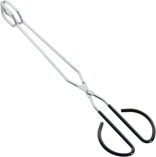 Extra Long Scissor Tongs 16-Inch Stainless Steel Barbecue Grilling Tongs