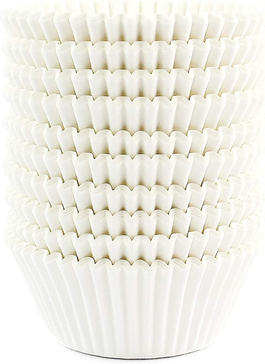 Eoonfirst Standard Size Baking Cups Thanksgiving Day Party Cupcake Liners 200 Pcs (White)