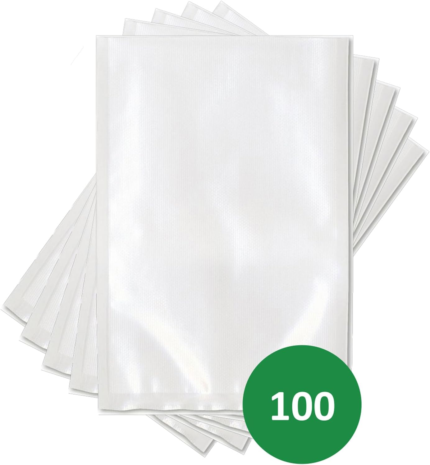 Smelly Proof Vacuum Bags, US Made – 100-Bags 8"x12" Quart, BPA FREE 4-Mil Vacuum Sealer Bags for Food, Seal Meal Bags, Freezer Storage, Meal Prep, Sous Vide Cooking & Storage