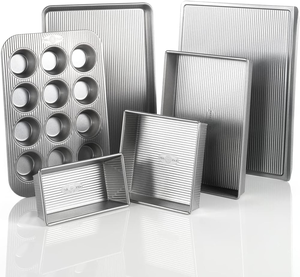 USA Pan 6 Piece Nonstick Bakeware Set