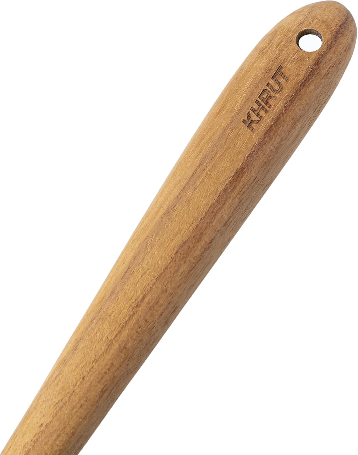 Teak Wood Spatula/Turner, 13.5 Inch Long Handle for Cooking, Wooden Flat Turner, Natural Utensils, Non-Stick Cookware Tools