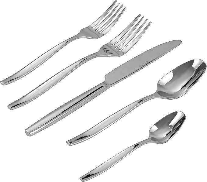 Silverware Set For 4, 20-Piece Flatware Set Cutlery Set,Premium Stainless Steel,Tableware Include Forks Knives Spoons for Kitchen, Home, Wedding, Party, Mirror Polished and Dishwasher Safe