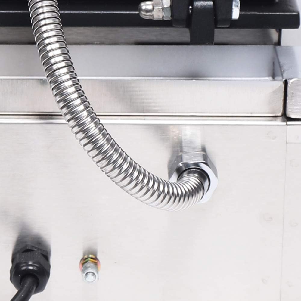 110V Nonstick 2-Shape Commercial Electric 5pcs Hot Dog Maker Machine Waffle Baker Electric Waffle Maker Muffin Machine Corn Dog for Family Breakfast Gift 1500W