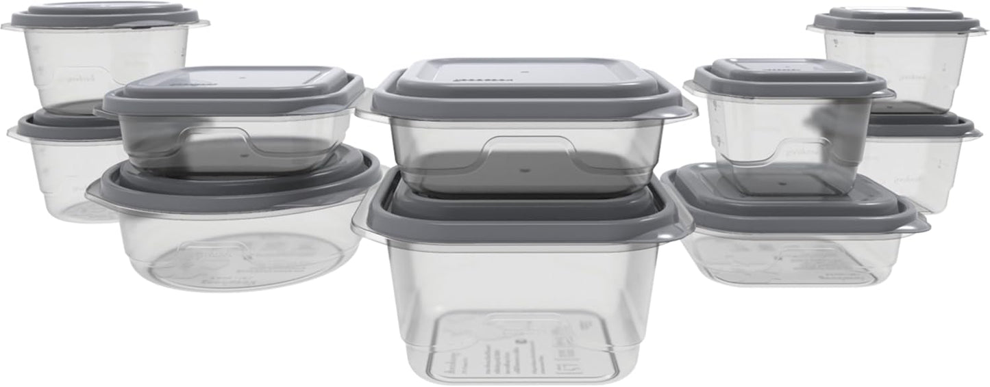 GoodCook EveryWare 20-Piece Boxed Food Storage Container Set with Lids, BPA Free