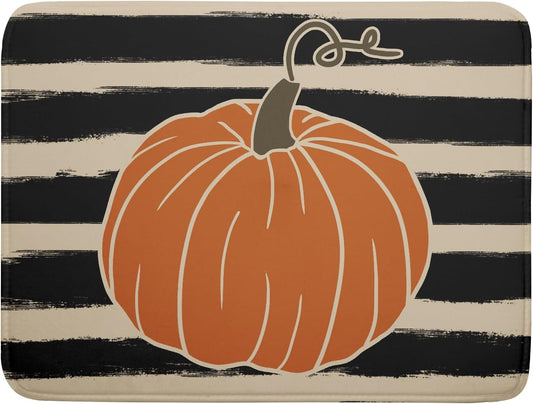 Fall Drying Mats for Kitchen Counter 18×24 Inch Large Microfiber Drying Mat Autumn Pumpkin Thanksgiving Harvest Festival Holiday Kitchen Decor Accessories Dish Rack Mat Drainer Pad Washable Absorbent