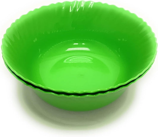 Mintra Home Curly Collection (9.7in Medium Bowl - 2pk, Green)