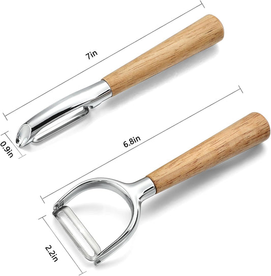Potato Peelers Set Stainless Steel Peeler,Y-Shaped and I-Shaped Peelers,Carrot Fruit Vegetable Peelers for Home kitchen
