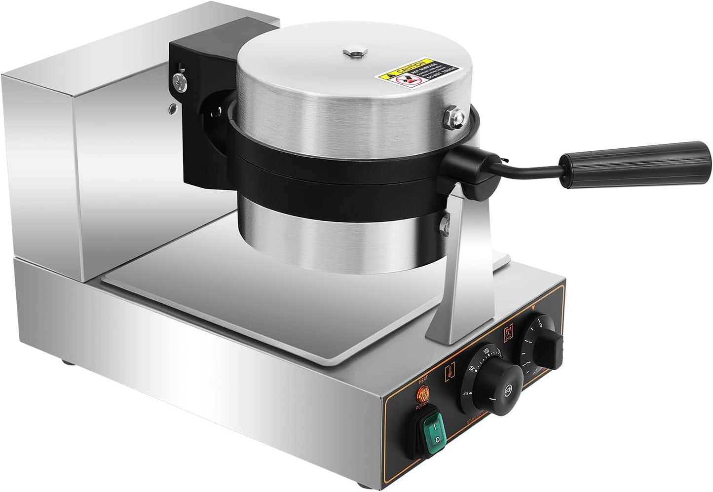 1000W Electric Burger Waffle Maker,Non-Stick Pans Hamburger Panini Press Baking Machine Sandwich Burger Press Breakfast & Ice Cream Waffle Baker for Home Kitchen 50~300℃ Temp Control