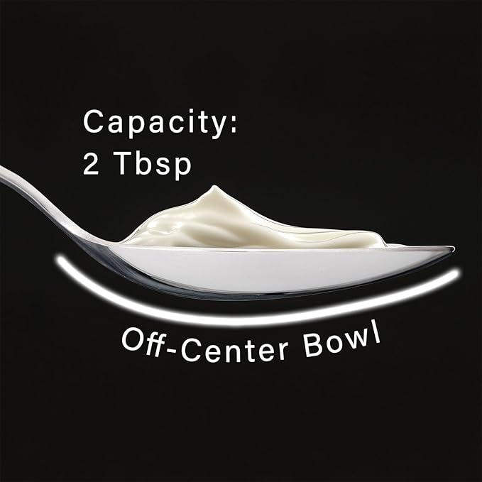 Chef Kunz Spoon | Silver Stainless Steel 2 Tbsp Basting Spoon, 9 Inch Solid Sauce Spoons, Big Serving Spoons Stainless Steel, Plating & Quenelle & Cooking