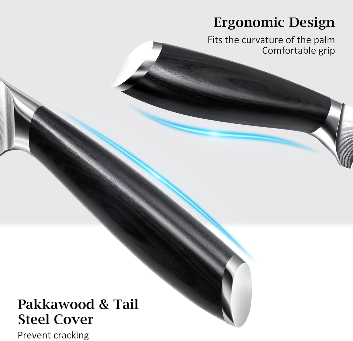 HOSHANHO Fillet Knife 7 Inch, Razor Sharp Boning Knife for Meat Poultry Chicken Cutting, Japanese High Carbon Powder Steel Fish Knives with Flexible Blade and Pakkawood Handle