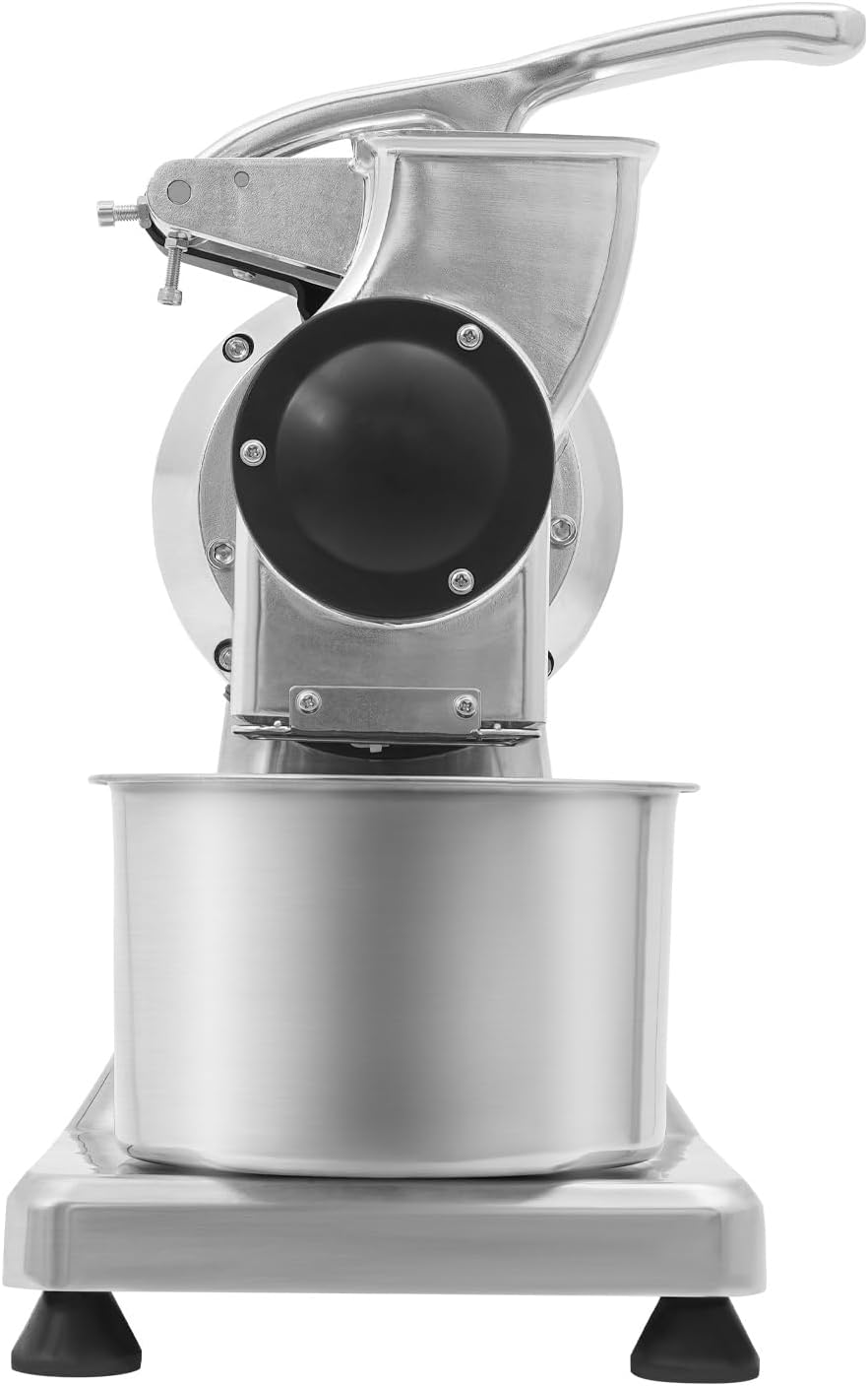 Commecial Electric Cheese Grater For Block Cheese, 550W Electric Cheese Shredder Machine 88lb/H Production, Automatic Cheese Grater Stainless Steel Cheese Grating Machine